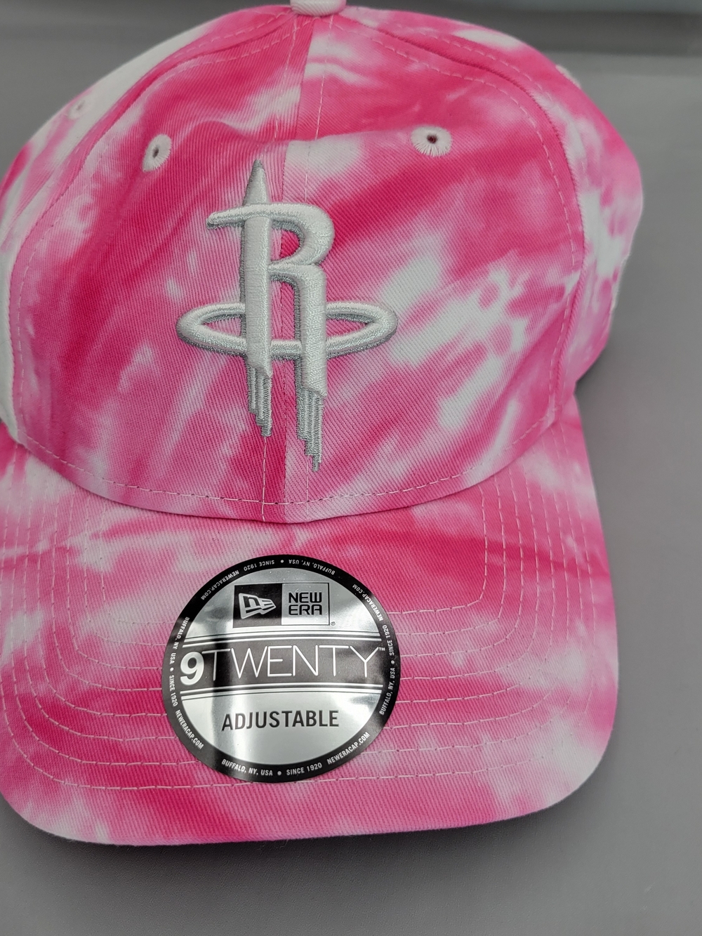 New Era 9TWENTY Pink Tie-Dye Houston Rockets Hat